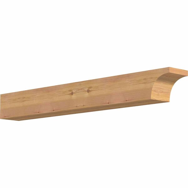 Ekena Millwork Huntington Smooth Rafter Tail, Western Red Cedar, 5 1/2"W x 6"H x 48"L RFT06X06X48HUN00SWR - main